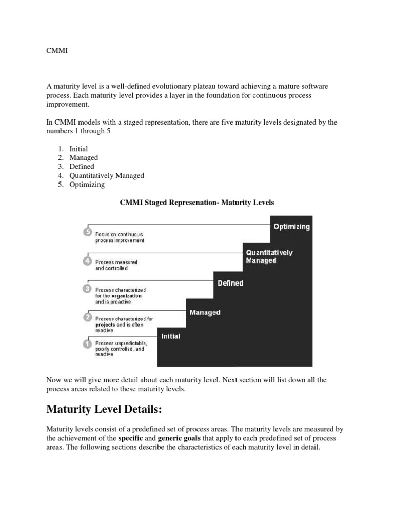 CMMI | PDF | Html Element | Java (Programming Language)