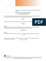 Flow Coefficient CV: Example 1