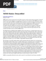 MIMO Radar - Demystified - 2013-01-15 - Microwave Journal