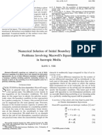 Numerical Solution of Initial Boundary Value Problems Involving Maxwell's Equations in Isotropic Media