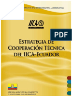 Estrategia Ecuador. IICA
