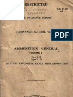 Ordnance School Text OS 9 18 Ammunition General Part I 1942