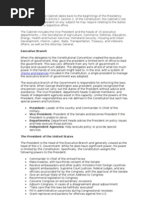 Us Executive Legislature 1 United States Congress United