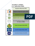 Specialized Development Banks of Bangladesh