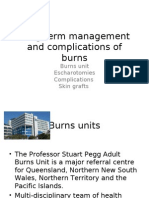 Long Term Management and Complications of Burns