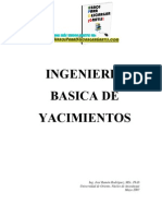 Ingeniería Básica de  Yacimientos