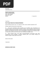 Contoh Surat Rasmi Rayuan Penangguhan Bayaran Yuran Semester