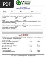 Check List Sanitarios
