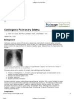 Cardiogenic Pulmonary Edema