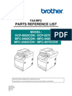 Brother MFC 9970 Parts Manual