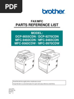 Brother MFC 9970 Parts Manual