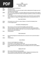 Moving Up Ceremony Script Pdf