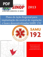 Plano de Ação Regional de implantação do SAMU 192
