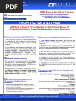 Root Cause Analysis March12