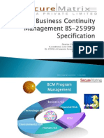  Business Continiuty Standard BS-25999