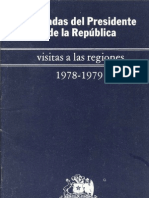 Presidente de la República, visitas a las regiones 1978-1979