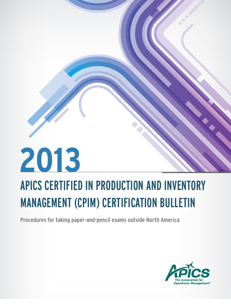 Cpim International | Professional Certification | Identity Document