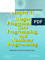 Ch11Integer Goal Programming