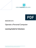 Operate A Personal Computer