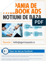 Campania de Facebook Ads - Notiuni de Baza