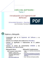 Tema 01. Introduccion a La Ingenieria Del Software (Transparencias)