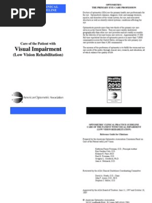 Low Vision Rehabilitation Pdf