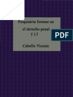 Cabello, Vicente p - Psiquiatria Forense en El Derecho Penal (Tomo II)
