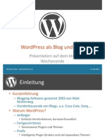 WordPress Als Blog Und CMS-o