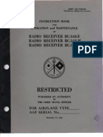 Radio Receiver BC-348-E Operations, Maintenance, and Repair Manual