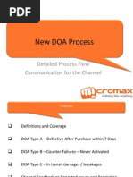 DOA New Process Channel Communication October 4-OT