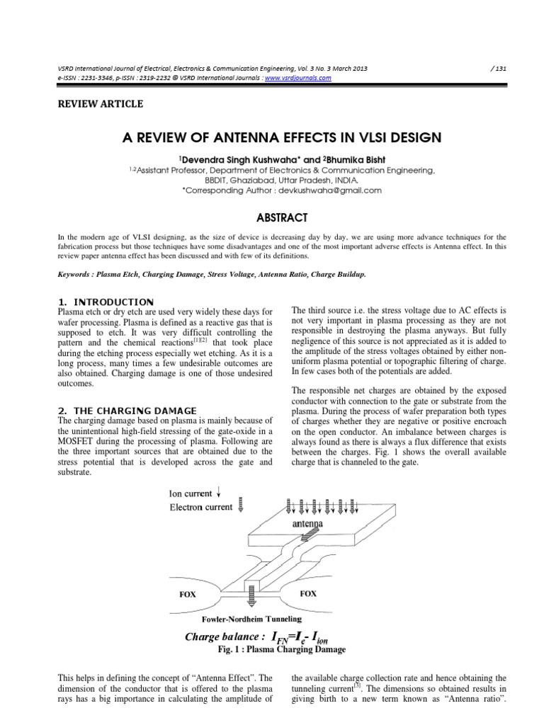 8 Devendra Singh Kushwaha 1437 Review Article VSRDIJEEC March 2 | PDF ...