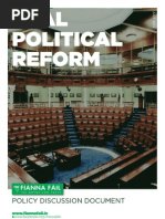 Fianna Fáil Policy Discussion Document - Real Political Reform