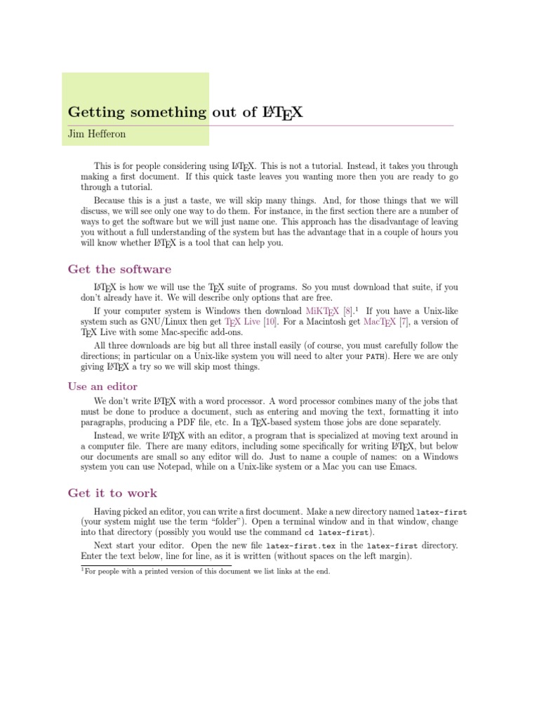First Latex PDF | PDF