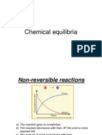 Chemical equilibria concepts