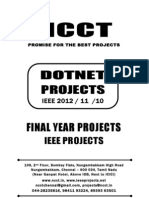 2012-11 Ieee Dotnet Ieee Project Titles Yr 2012-11-10, Ncct .Net Ieee Project List