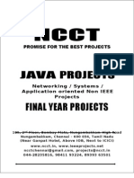 2013-14 Java Project Titles, (Non IEEE) Networking & Appl JAVA Project List - NCCT