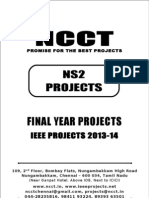 2013 IEEE NS2 Project Titles, NCCT - IEEE 2013 NS2 Project List