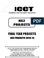 2013 IEEE NS2 Project Titles, NCCT - IEEE 2013 NS2 Project List
