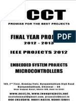 2012-11 IEEE Embedded System Project Titles, NCCT IEEE 2012-11 Project List