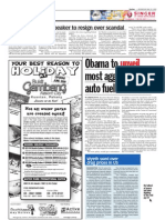 TheSun 2009-05-20 Page08 Obama To Unveil Most Aggresive Auto Fuel Standards