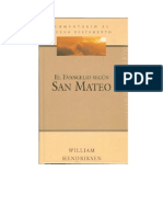 Comenterio Del Libro de Mateo