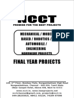 2013-14 Diploma Mechanical & Model Project Titles