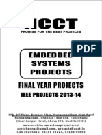2013 IEEE Embedded System Project Titles, NCCT IEEE 2013-14 Project List