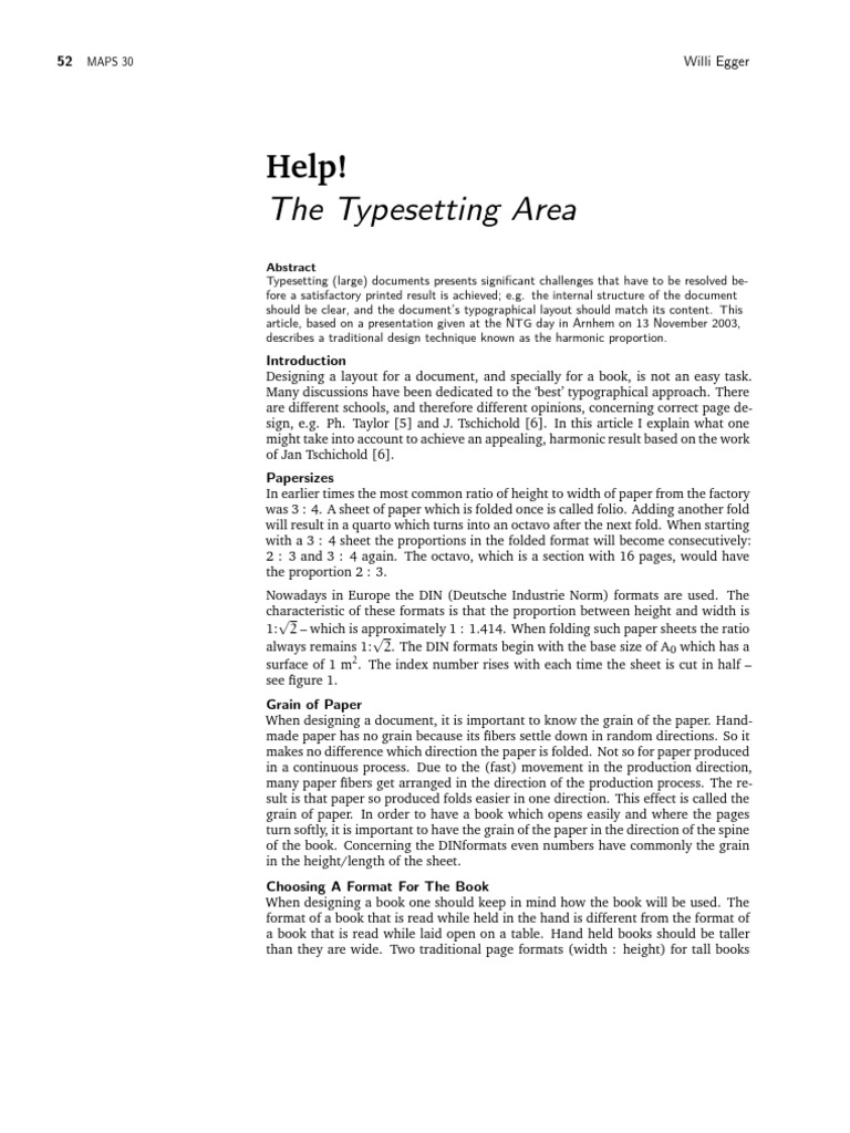 Typesetting Techniques for Document Design | PDF