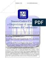 Nuovo Codice Del Condominio PDF