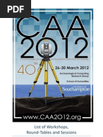 CAA2012 Booklet