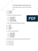 Exercícios de Elementos Basicos de Grafia Musical