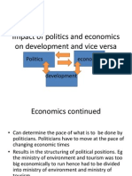 Impact of Politics and Economics On Development Presentation