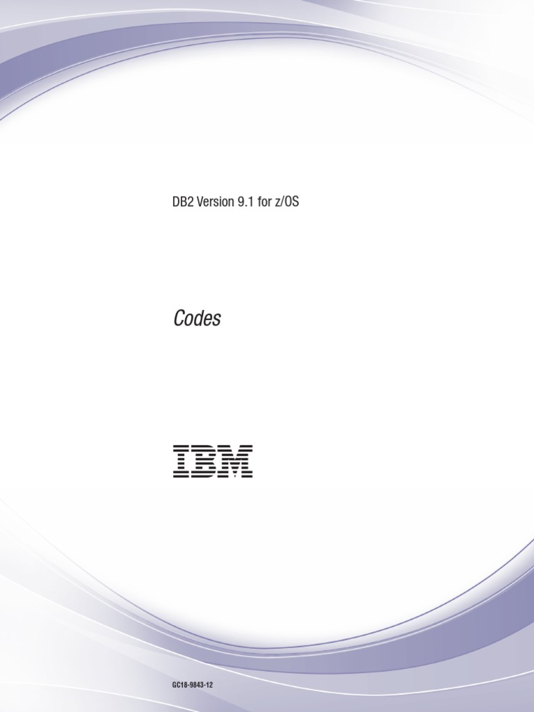 Db2 Codes | Pdf | Ibm Db2 | Sql