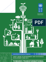 Towards Transformational Change: UNDP's Work in Environment and Sustainable Development 2008-2012